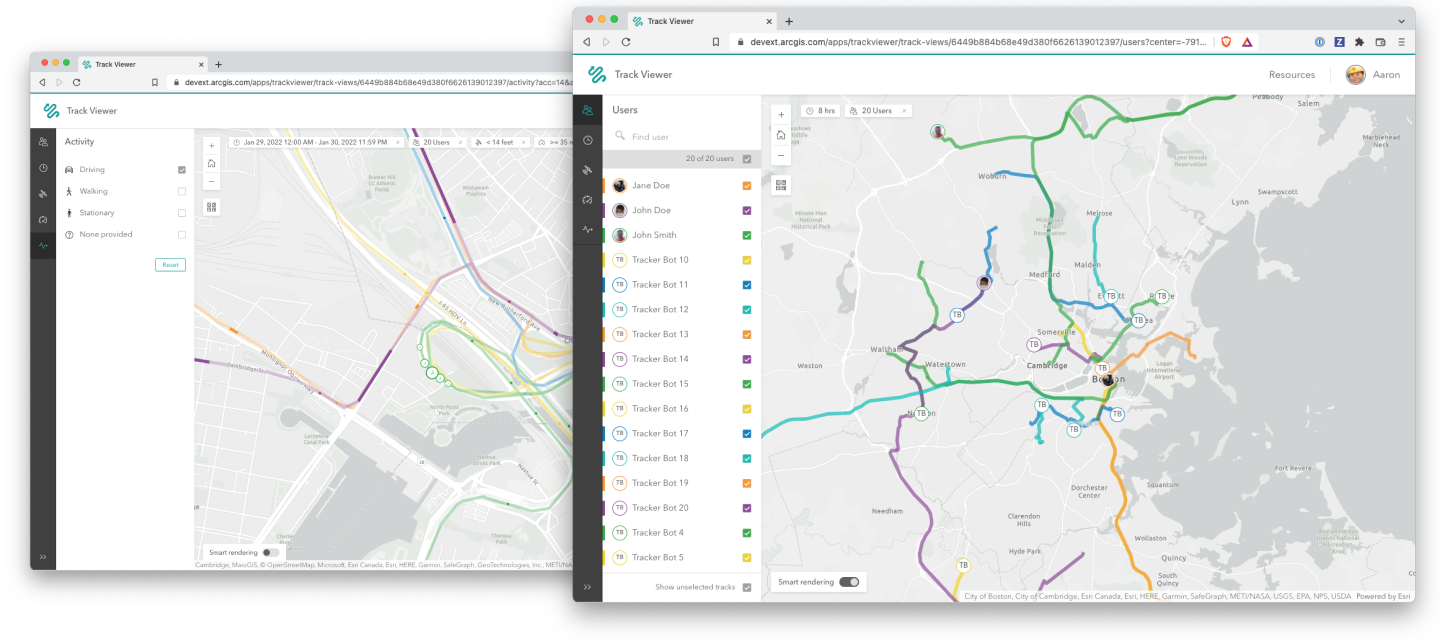 ArcGIS Track Viewer — hero